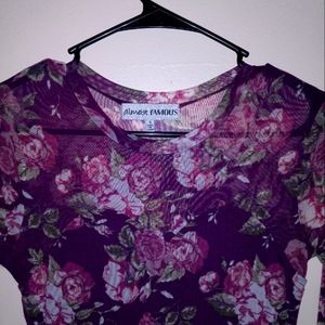 Floral bodycon dress